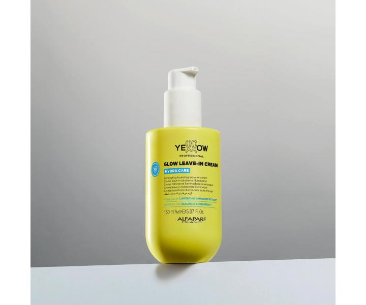 Rozjas�uj�c� hydrata�n� bezoplachov� kr�m s termoochranou Yellow Professional Hydra Care Glow Leave-in Cream - 150 ml