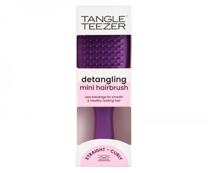 Cestovn� kart�� na roz�es�v�n� vlas� Tangle Teezer Ultimate Detangler Mini Fresh Purple - fialov�
