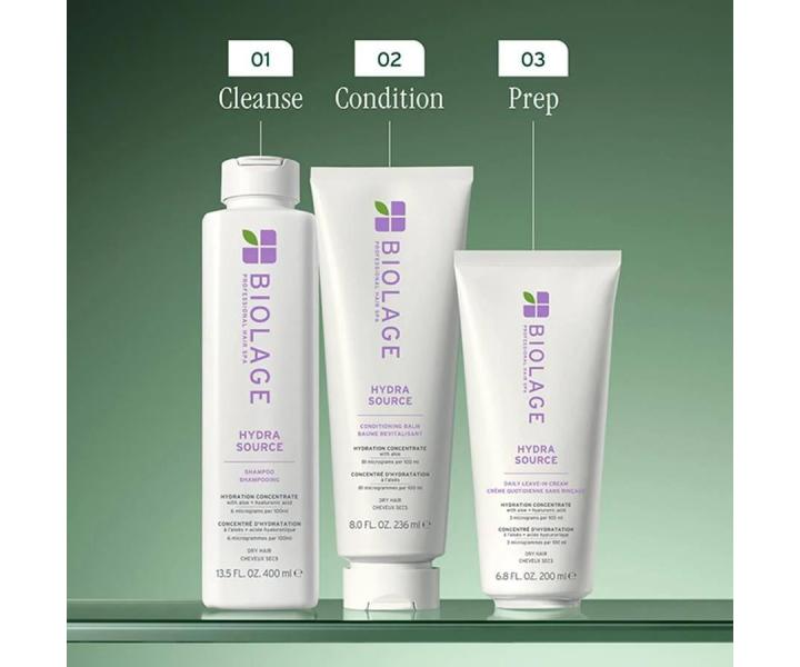 Řada pro hydrataci suchých vlasů Matrix Biolage HydraSource