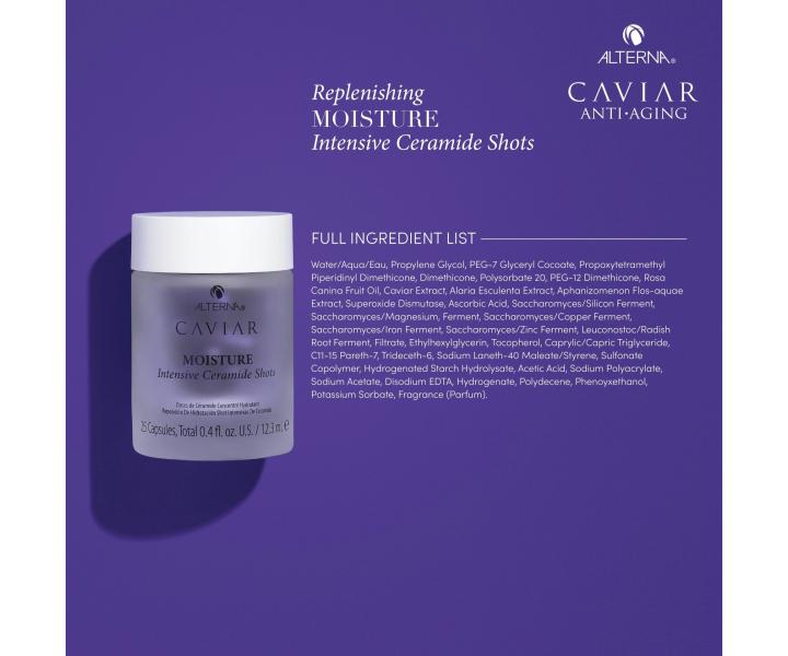 Jednodvkov kapsle sra pro intenzivn hydrataci vlas Alterna Caviar Moisture - 25 kapsl