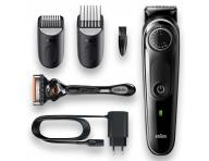 Pánský zastřihovač vlasů a vousů Braun BeardTrimmer 3 BT 3342 + zdarma holící strojek Gillette