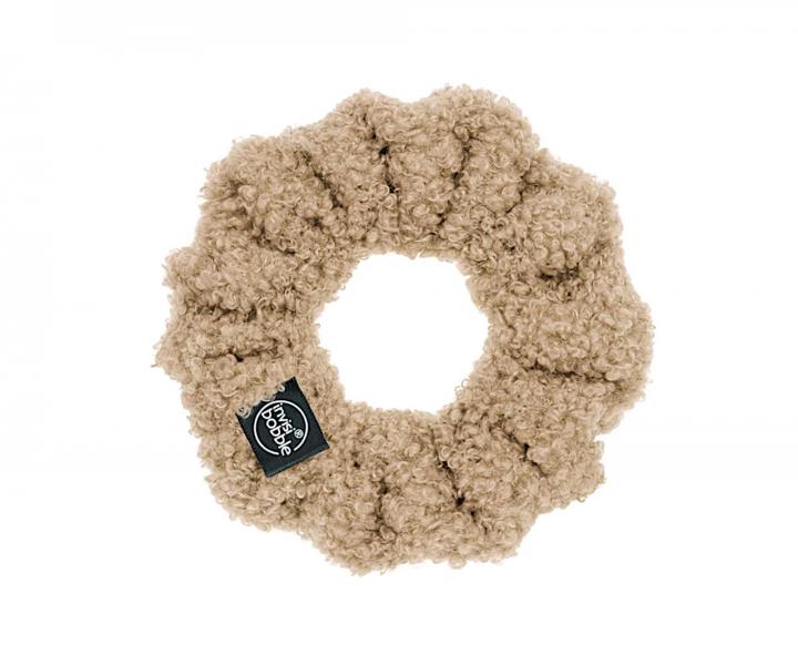 Ozdobná spirálová gumička Invisibobble Sprunchie Original Bear Necessities  - světle hnědá