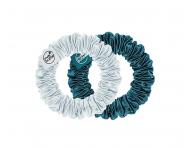 Ozdobné spirálové gumičky Invisibobble Sprunchie Slim Cool as Ice - 2 ks