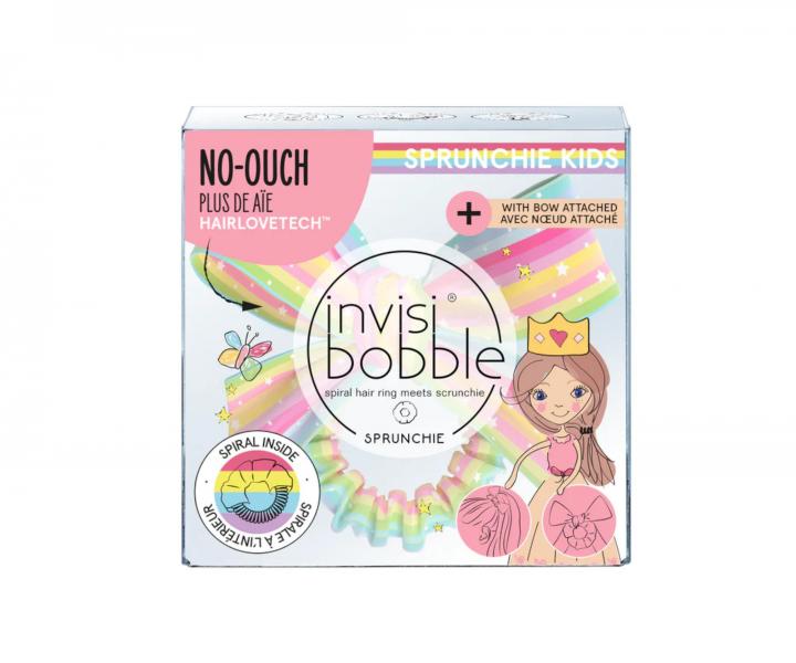 Dětská ozdobná spirálová gumička s mašlí Invisibobble Sprunchie Kids