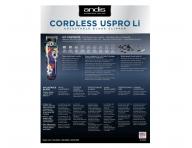 Profesionální stříhací strojek Andis Cordless USPro Li Sugar Skull 73090