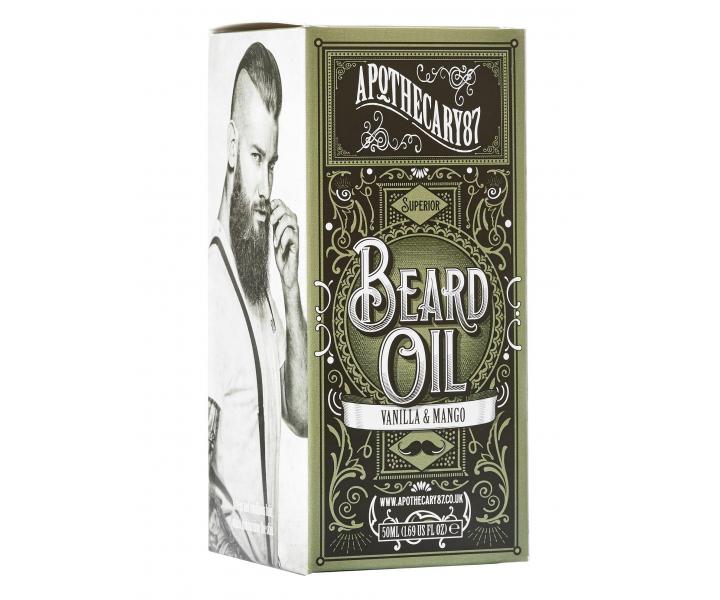 Olej na vousy Apothecary 87 Vanilla & Mango - 50 ml