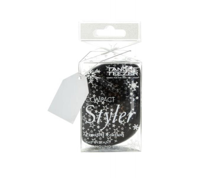 Tangle Teezer - COMPACT - cestovní - černo-stříbrný