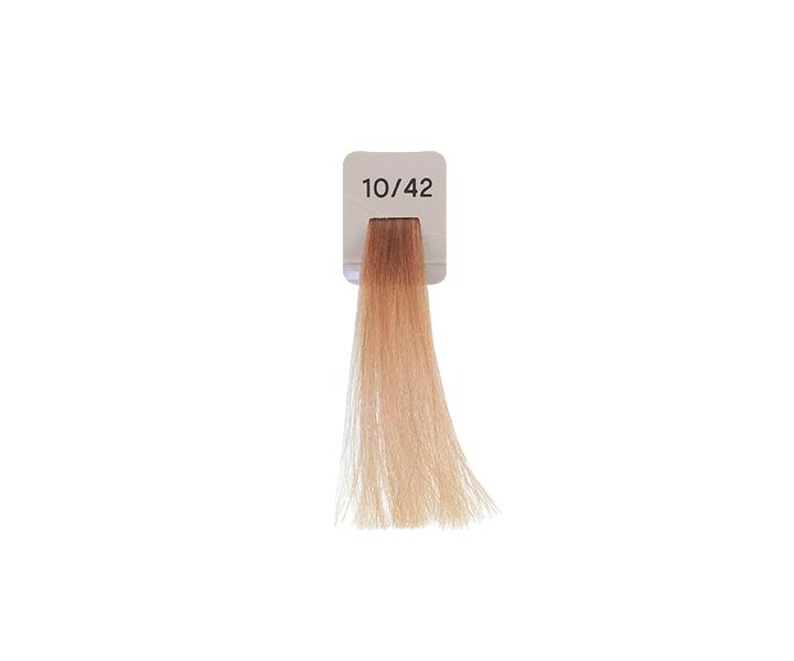 Barva na vlasy Inebrya Color 100 ml - Cognac 10/42, světlá platinová blond