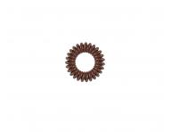 Spirálová gumička do vlasů Invisibobble Original - hnědá, 3 ks
