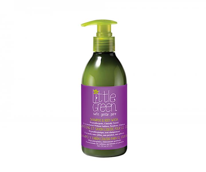 Dárková sada na vlasy a tělo pro děti Little Green Kids Bathtime Essentials