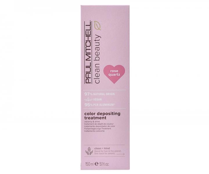 Vyživující barvicí maska Paul Mitchell Clean Beauty Color Depositing Treatment - růžová, 150 ml