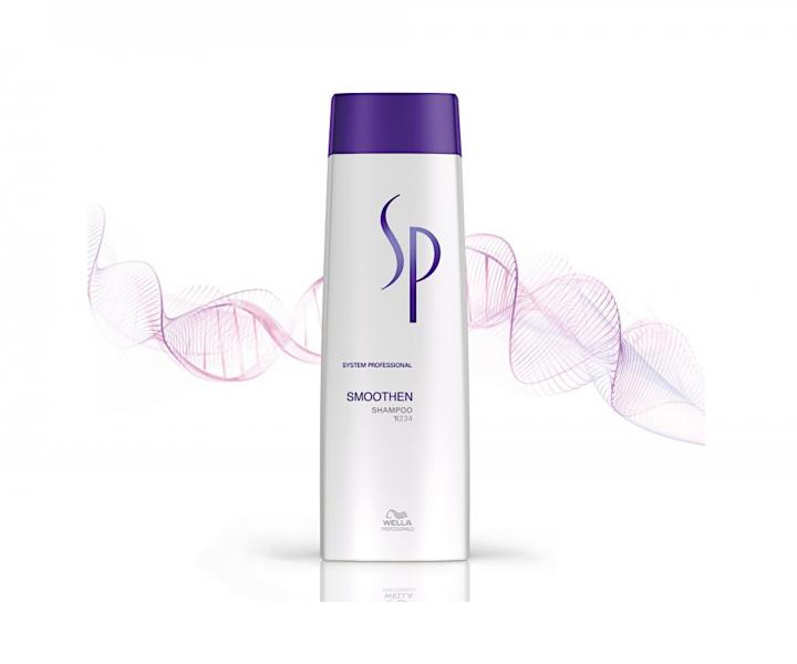 ampon pro nepoddajn a kudrnat vlasy Wella Professionals SP Smoothen Shampoo - 250 ml