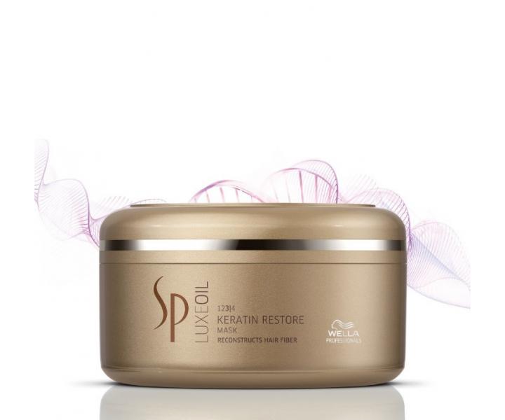 Maska pro regeneraci vlasů Wella Professionals SP LuxeOil Keratin Restore Mask - 150 ml