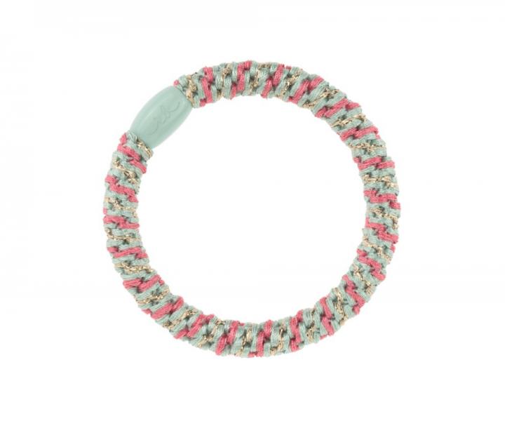 Sada ozdobných gumiček do vlasů Invisibobble Twistar Oasis Mint Braids - 3 ks