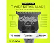 Profesion�ln� konturovac� strojek na vlasy s v�m�nn�mi kryty Rovra Supercut Professional Trimmer RT-89 - zelen�/b�l�/�ern�