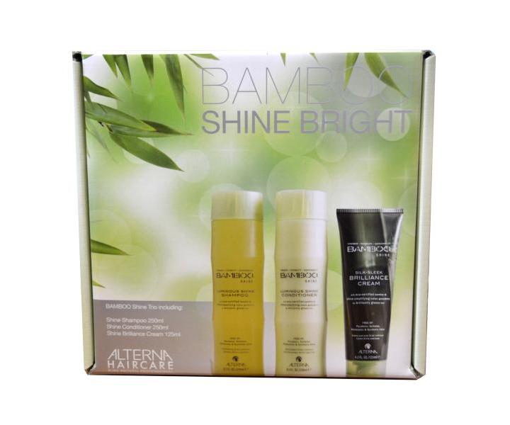 Alterna Bamboo Shine - dárková sada pro lesk vlasů 3 ks