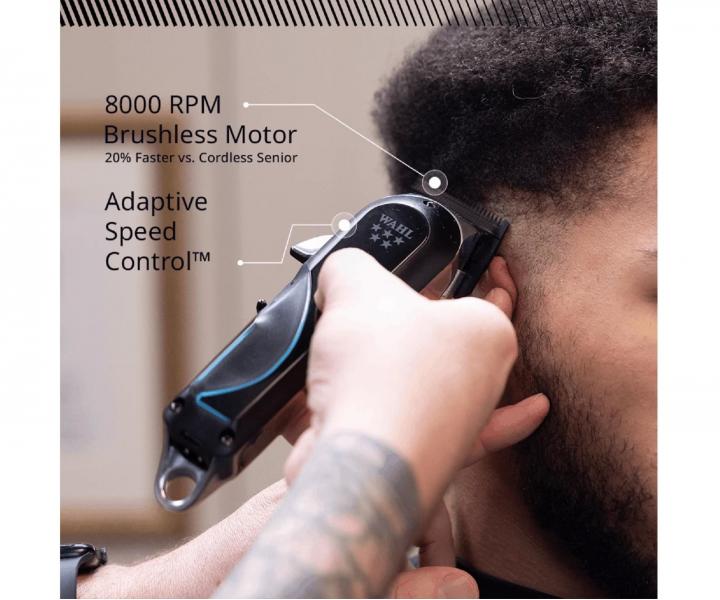 Profesion�ln� strojek na vlasy Wahl Senior 2.0 Professional Cordless Clipper - �ern�