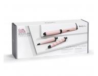 Multifunkční kulma na vlasy Babyliss Curl and Wave Trio Styler - růžová