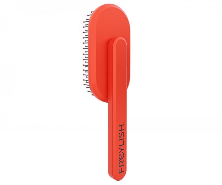 Kartáč na rozčesávání vlasů Freylish Detangle Hair Brush - oranžový