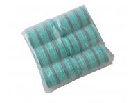 Samodržící natáčky na vlasy Bellazi Velcro pr. 37 mm - 6 ks, zelené