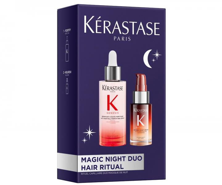 D�rkov� sada pro pos�len� a no�n� v��ivu vlas� K�rastase Magic Night Duo Hair Ritual