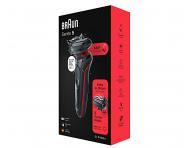 Planžetový holicí strojek Braun Series 5 51 R1000s - černo-červený