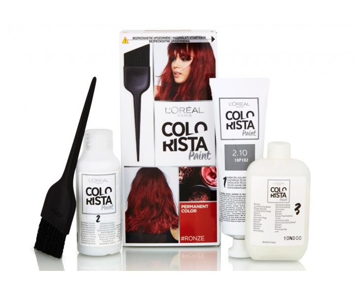 Permanentní barva Loréal Colorista Paint 6.66 Ronze - červená