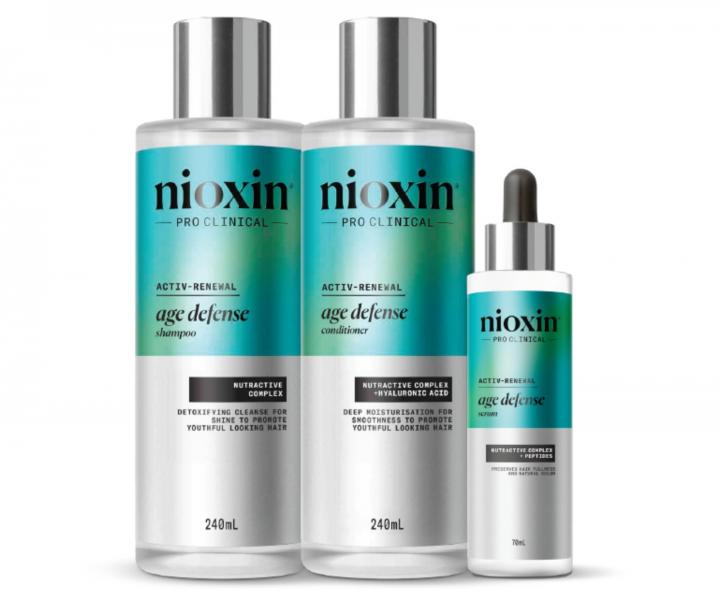 Detoxika�n� �ampon proti st�rnut� poko�ky hlavy Nioxin Age Defense Shampoo - 240 ml