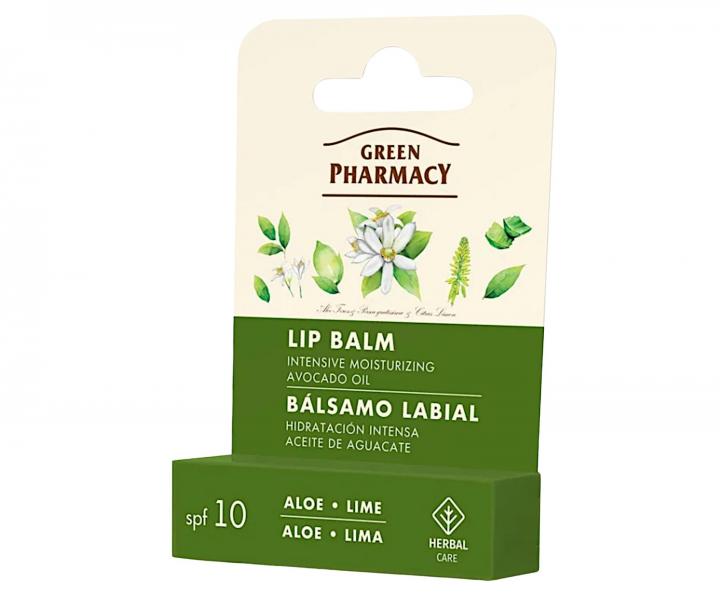 Hydrata�n� balz�m na rty s aloe a limetkou Green Pharmacy Lip Balm - 3,6 g