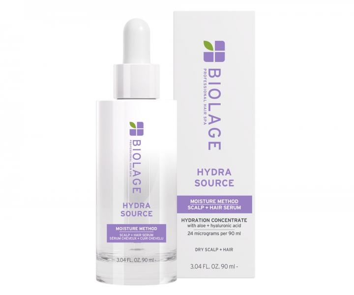 Lehk� hydrata�n� s�rum na vlasy a vlasovou poko�ku Biolage Hydra Source Moisture Method Scalp & Hair Serum - 90 ml