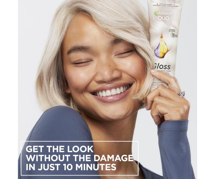 T�novac� maska na vlasy Garnier Olia Gloss Scandi Blonde - 150 ml, studen� skandin�vsk� blond