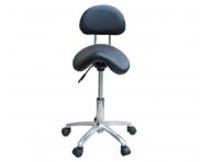 Taburet na kole�k�ch s op�rkou Detail T2 - �ern� (38)