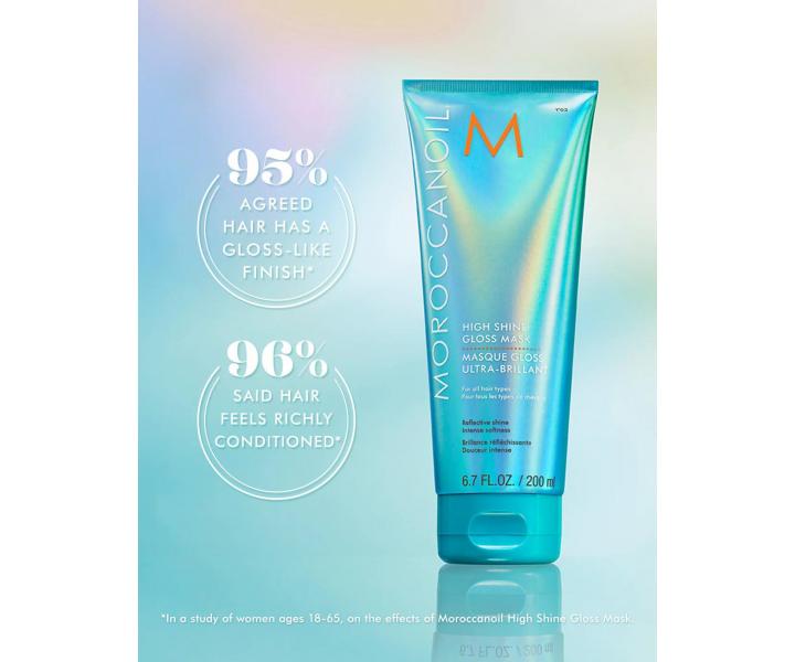 Revitalizační maska pro intenzivní lesk vlasů Moroccanoil High Shine Gloss Mask - 200 ml