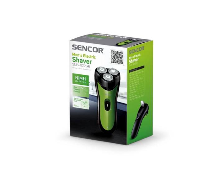 Elektrick� holic� strojek Sencor SMS 4012GR - zelen�, 3W