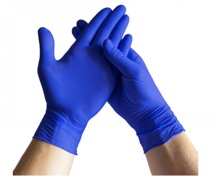 Latexové rukavice Espeon Latex Blue - 100 ks, modré, velikost S
