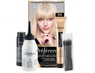 Permanentní barva Loréal Préférence 102 velmi velmi světlá blond duhová