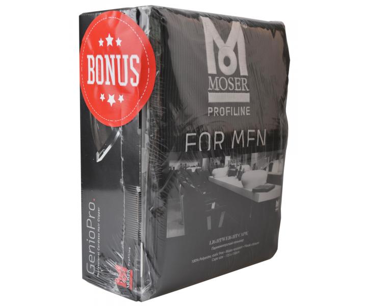 Profesionln strojek na vlasy Moser Genio Pro 1874-0054 + barber pltnka Moser ZDARMA