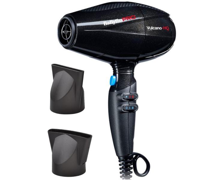 Profesionální fén na vlasy BaByliss PRO Vulcano-HQ Ionic - 2400 W - černý