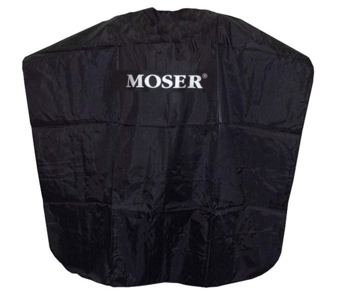 Pláštěnka na stříhání a barvení vlasů Moser Profiline 135 x 150 cm - černá
