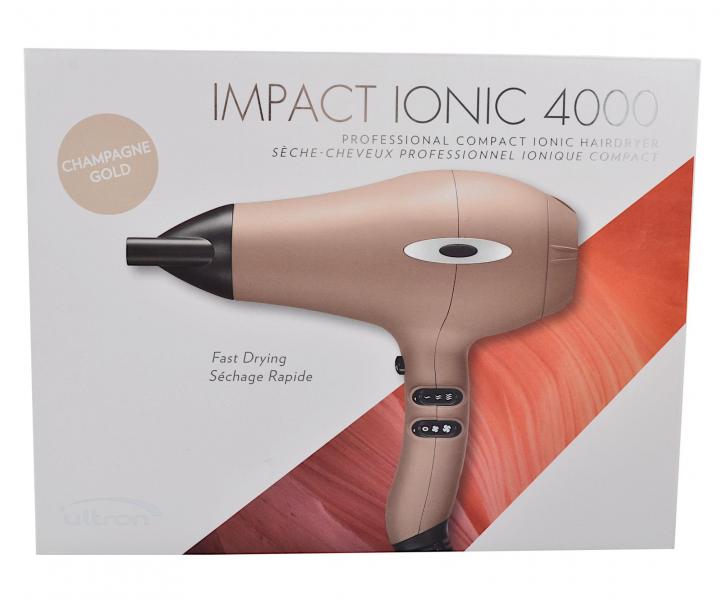 Fén na vlasy Ultron Impact Ionic 4000 - 2100 W, champagne gold