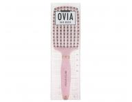 Kart�� na roz�es�v�n� a fouk�n� vlas� s kan��mi a nylonov�mi �t�tinami Sister Young Ovia Hair Brush - sv�tle r��ov�