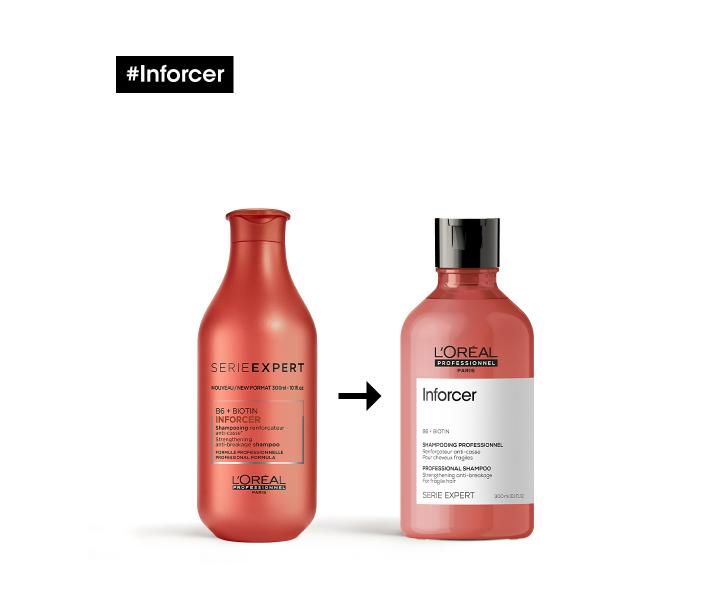 Šampon pro posílení oslabených vlasů Loréal Professionnel Serie Expert Inforcer - 300 ml