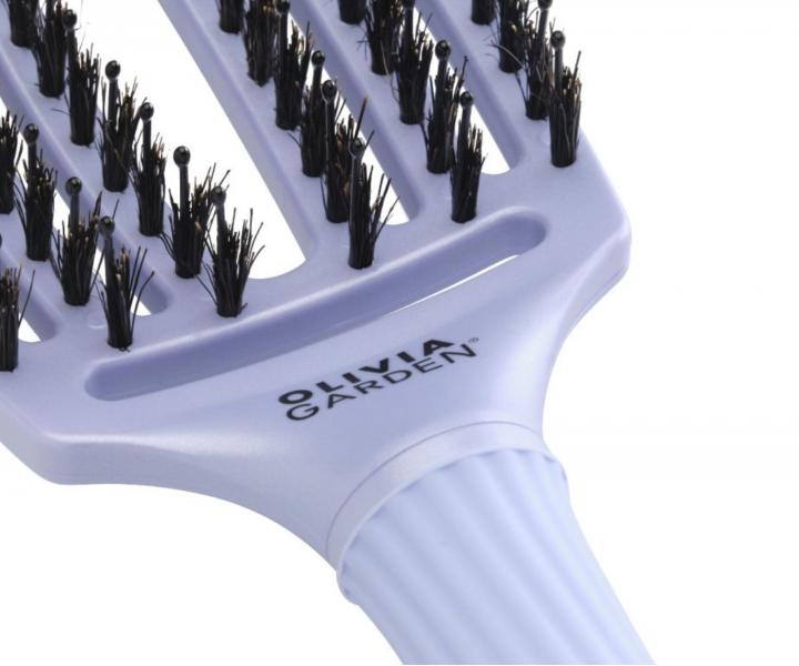 Kartáč Olivia Garden Fingerbrush Combo Medium Polar Blue - polární modrý