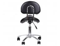 Taburet na kole�k�ch s op�rkou Detail T2 - �ern� (38)