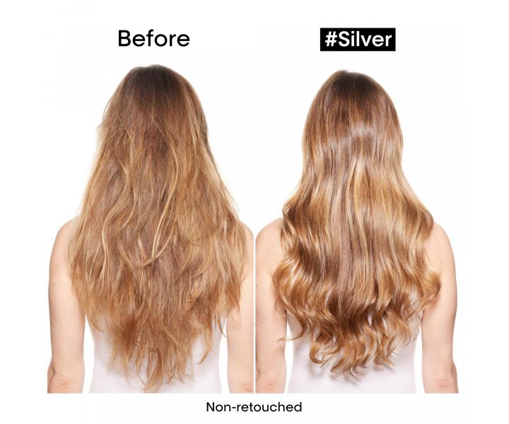 Neutralizační šampon na šedivé a bílé vlasy Loréal Professionnel Serie Expert Silver - 500 ml