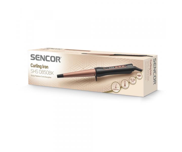 Kónická kulma na vlasy Sencor SHS 08500BK - 25-13 mm