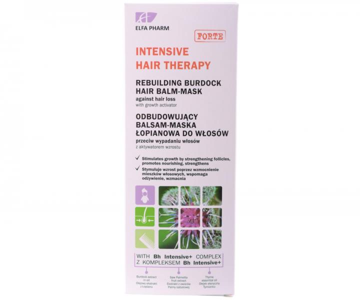 Maska proti vypad�v�n� vlas� Elfa Pharm Intensive Hair Therapy Forte Rebuilding Burdock Hair Balm-mask - 200 ml