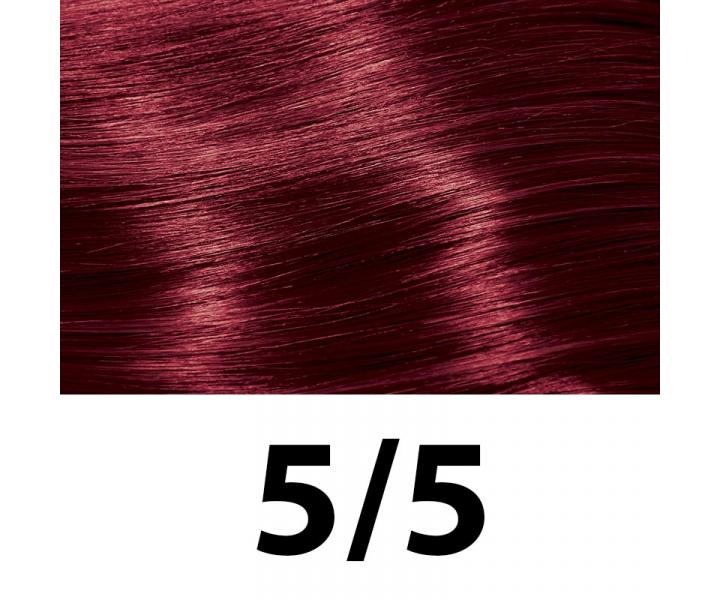Barva na vlasy Subrina Professional Permanent Colour 100 ml - 5/5 světle hnědá - červená