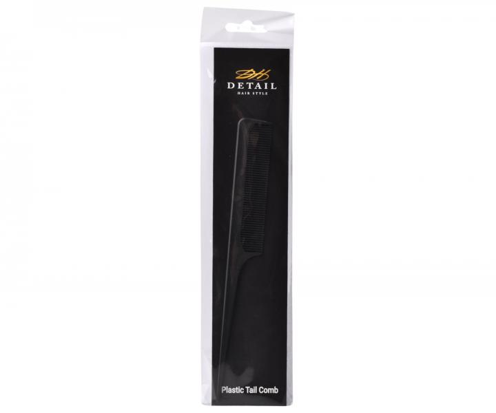 Tup�rovac� h�eben Detail - Hair style Plastic Tail Comb - 21,5 cm, �ern�