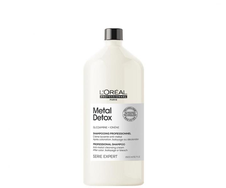ampon pro barven a pokozen vlasy Loral Professionnel Serie Expert Metal Detox - 1500 ml